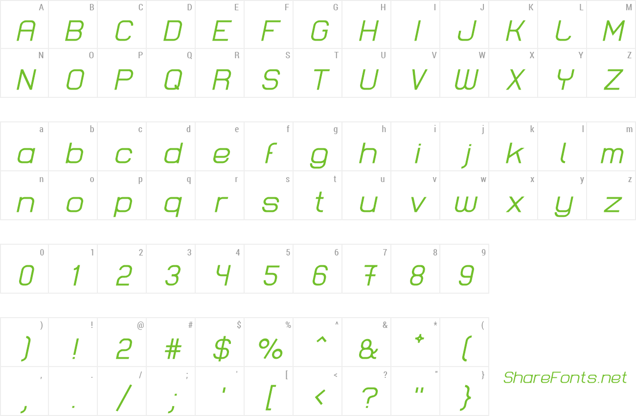 Font Lastwaerk regular preview